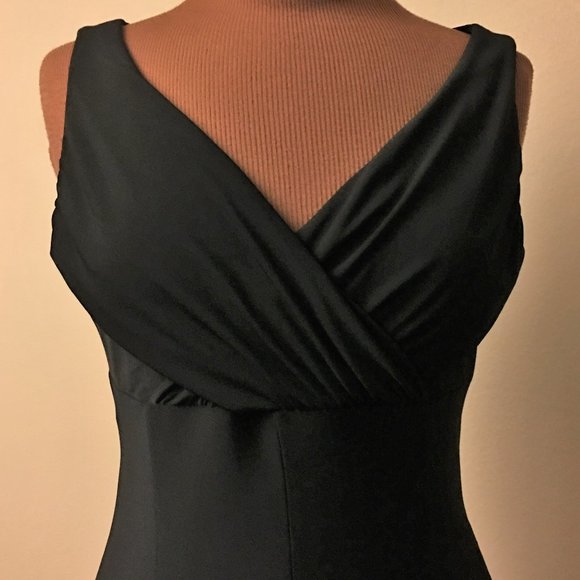 JONES NEW YORK Crossed Bodice Fit & Flare Dress - Picture 3 of 11